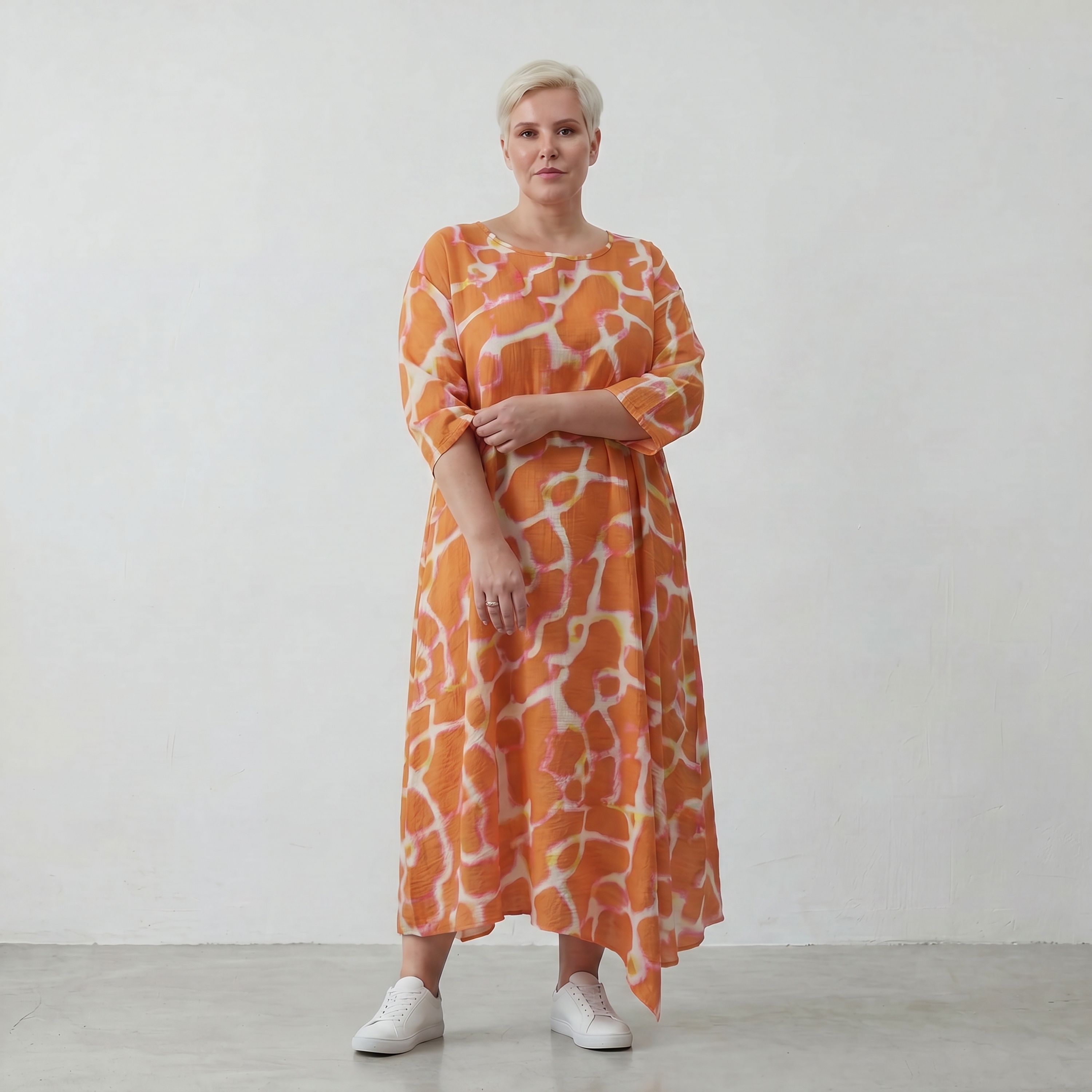AKH Fashion 1927-Amilia, Orange-White