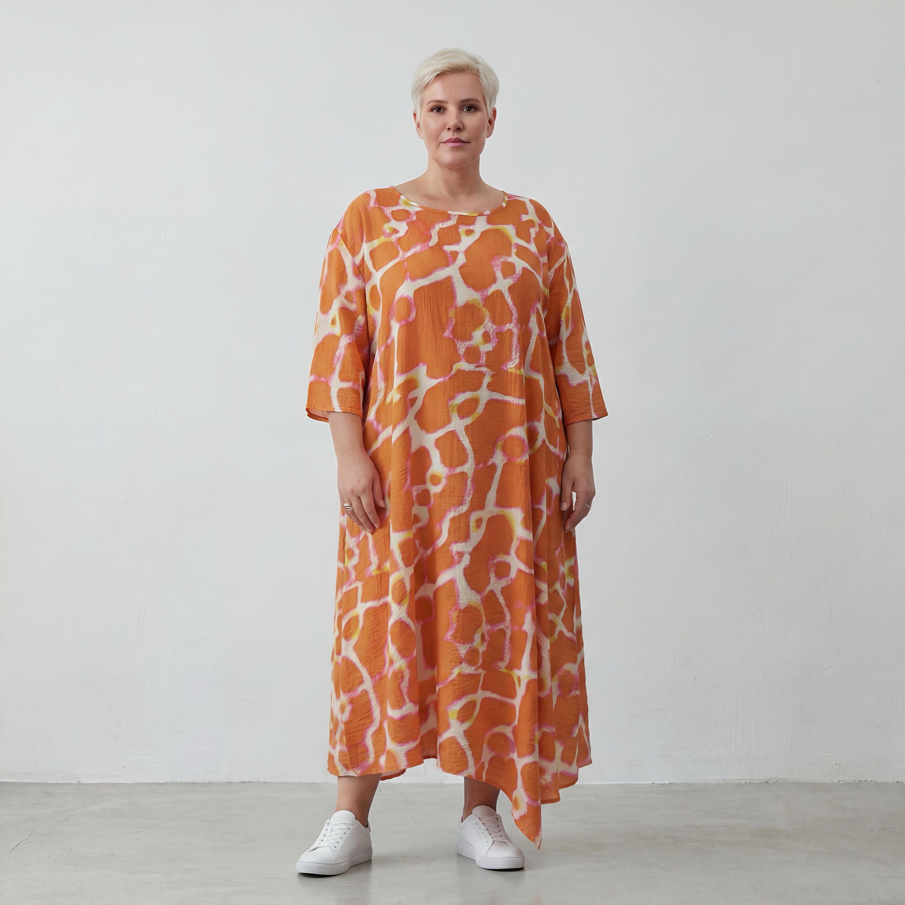 AKH Fashion 1927-Amilia, Orange-White