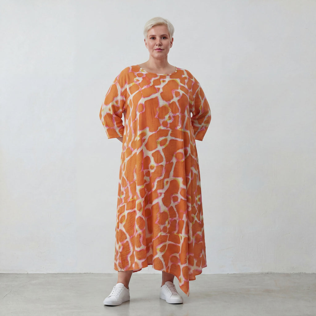 AKH Fashion 1927-Amilia, Orange-White