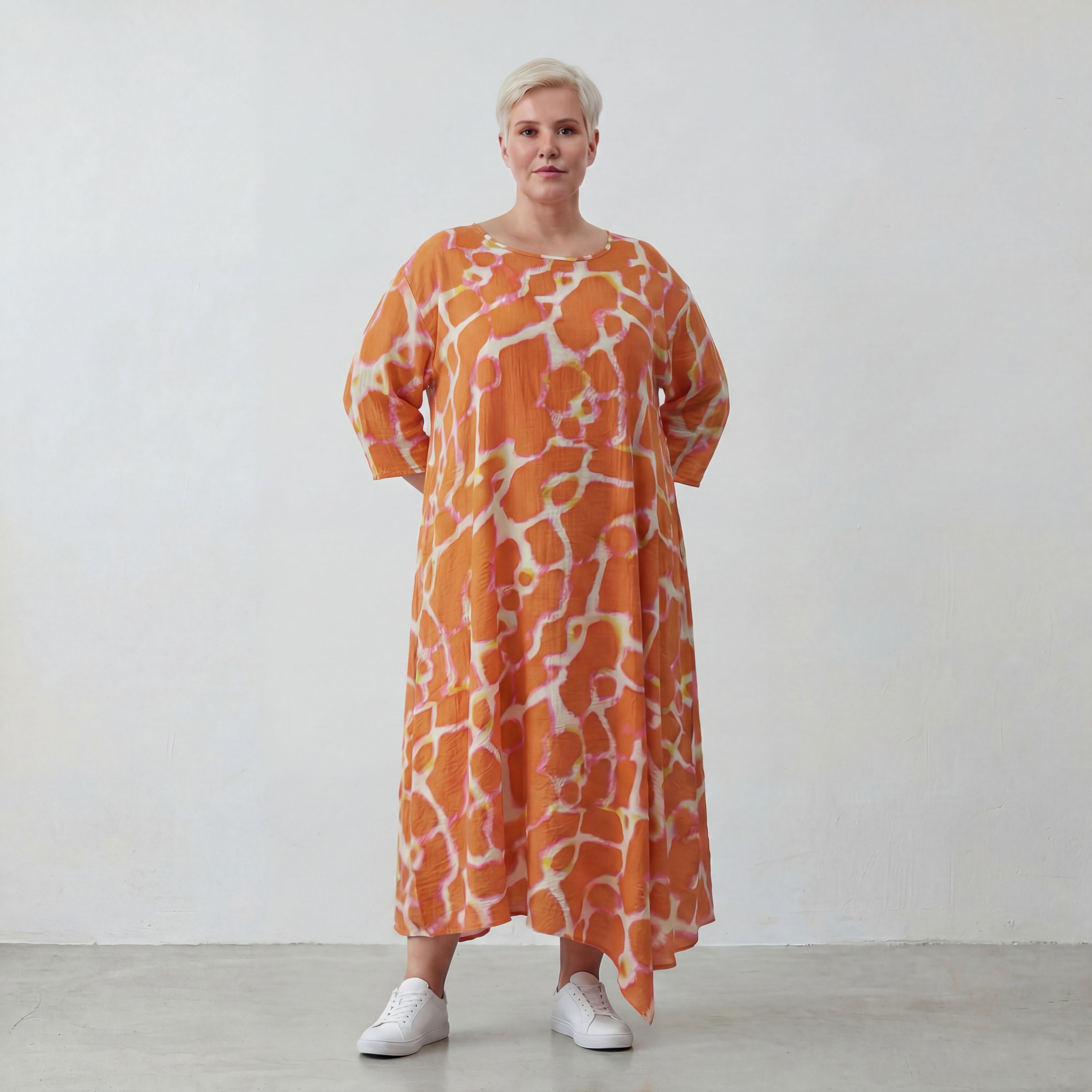 AKH Fashion 1927-Amilia, Orange-White