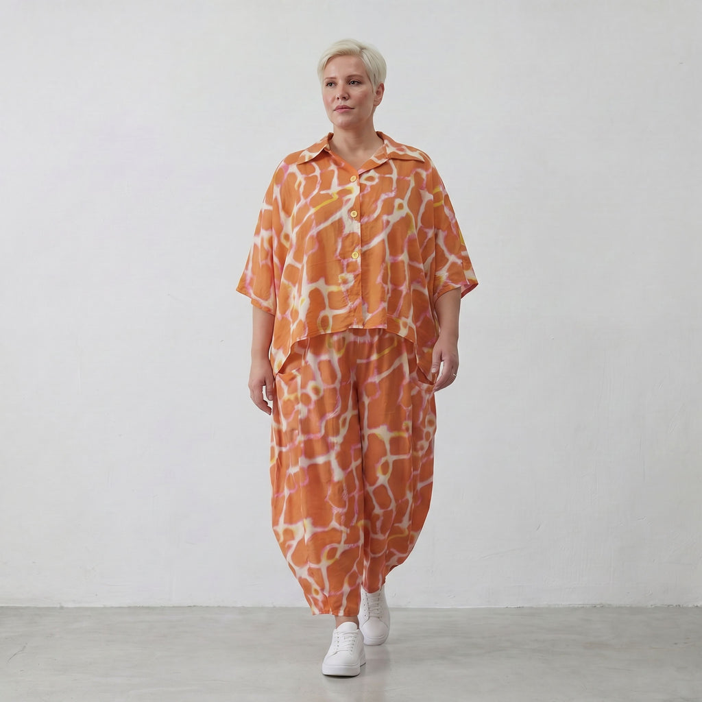 AKH Fashion 8069-Amilia, Orange-White