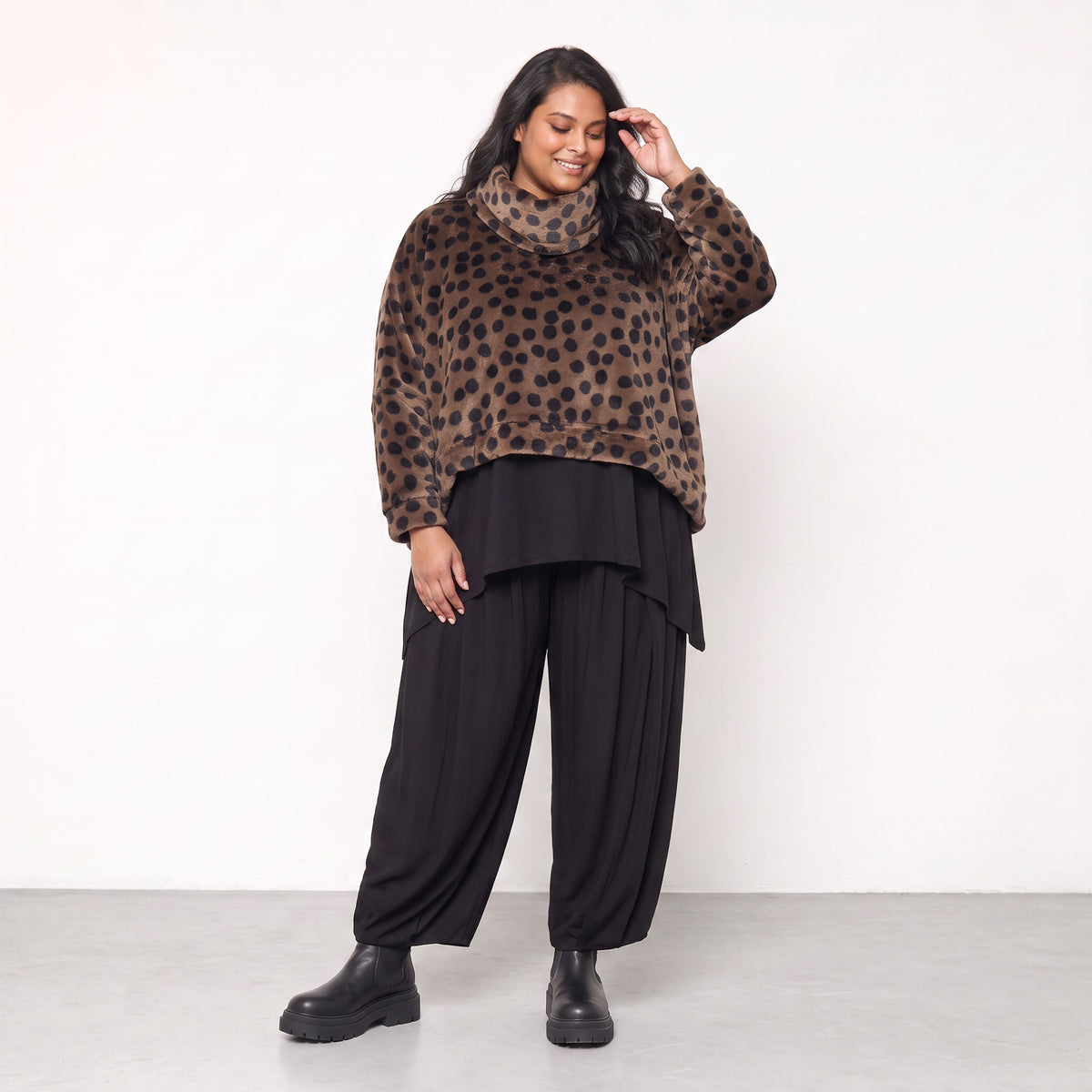 AKH Fashion · Überwurf · Antonia · 7011R · ChocoDots