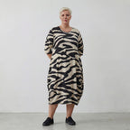 AKH 1926 Dress, Ecru-Black