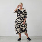 AKH 1926 Dress, Ecru-Black