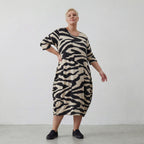 AKH 1926 Dress, Ecru-Black