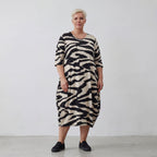 AKH 1926 Dress, Ecru-Black