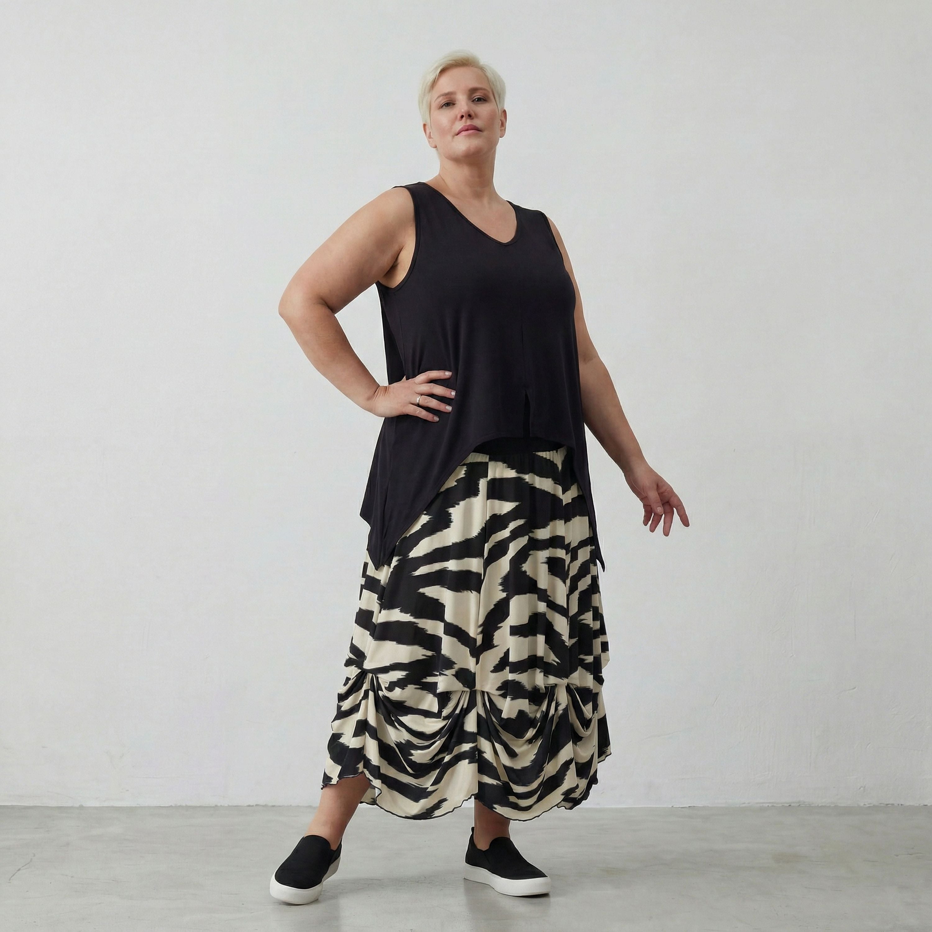 AKH Fashion Rock 7559 Anya, Ecru/Schwarz