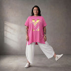 Funky Diva · Shirt · PrintDiva · 26008 · GoldFuchsia