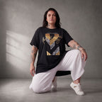 Funky Diva · Shirt · PrintDiva · 26008 · GoldBlack