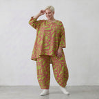 AKH Fashion Shirt 593 BahiaOla, Apfelgrün-Rot