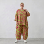 AKH Fashion Shirt 593 BahiaOla, Apfelgrün-Rot