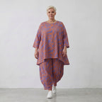 AKH Fashion Shirt 593 BahiaOla, Lila-Orange