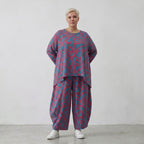 AKH Fashion Shirt 6680 BahiaOla, Blau-Rot