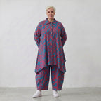 AKH Fashion Jacke 6917 BahiaOla, Blau-Rot