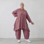 AKH Fashion Jacke 6917 BahiaOla, Lila-Orange