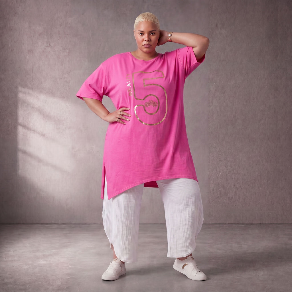 Funky Diva · Shirt · PrintDiva · 26010 · Fuchsiy