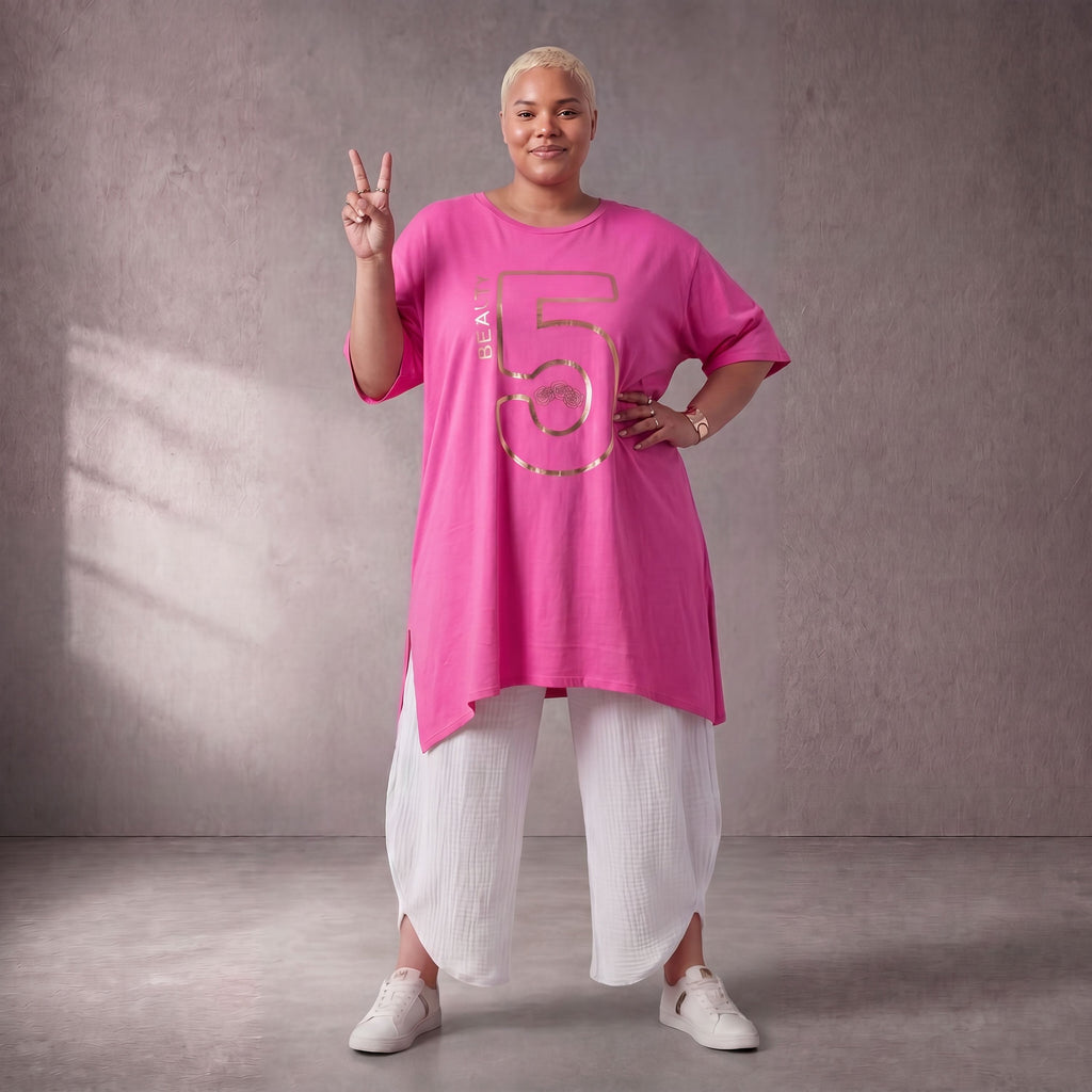 Funky Diva · Shirt · PrintDiva · 26010 · Fuchsiy