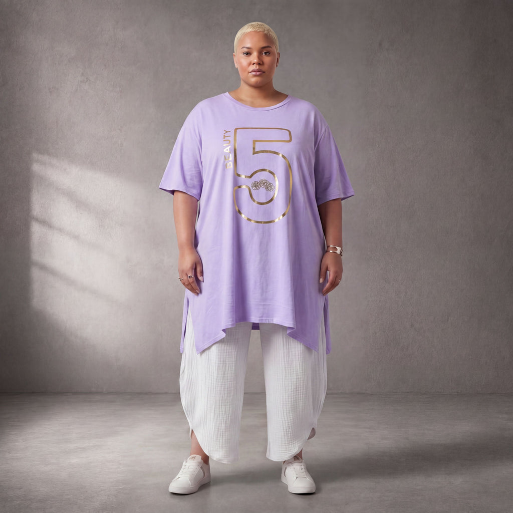 Funky Diva · Shirt · PrintDiva · 26010 · Lilay
