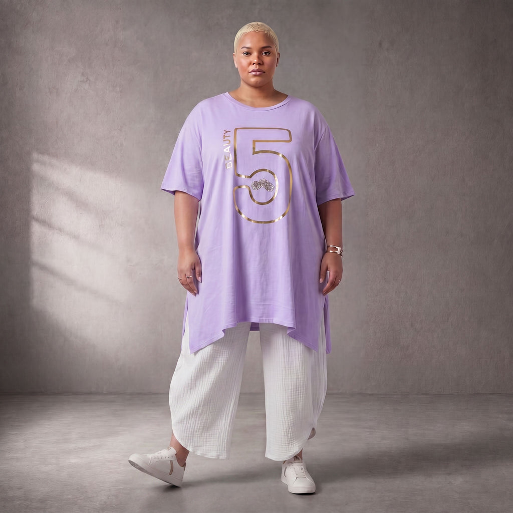 Funky Diva · Shirt · PrintDiva · 26010 · Lilay