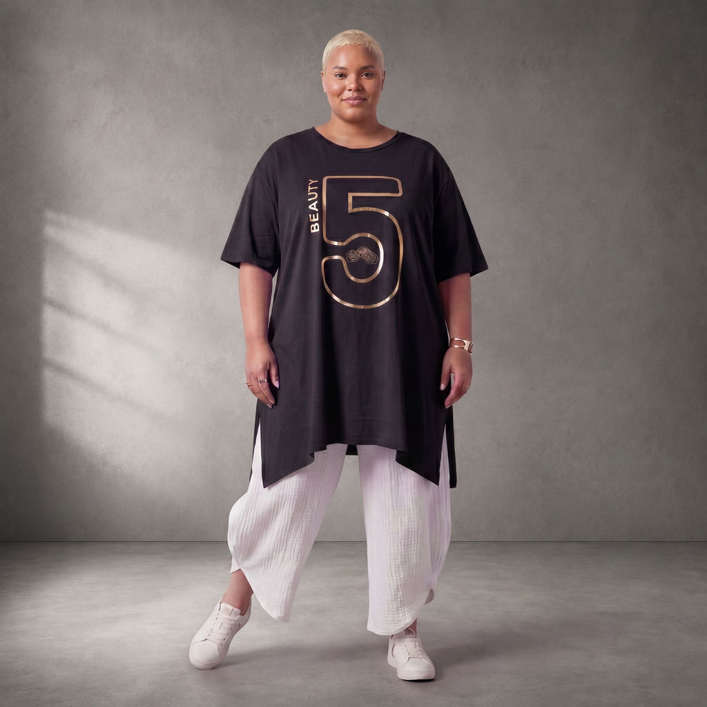 Funky Diva · T-shirt · PrintDiva · 26010 · Blacky