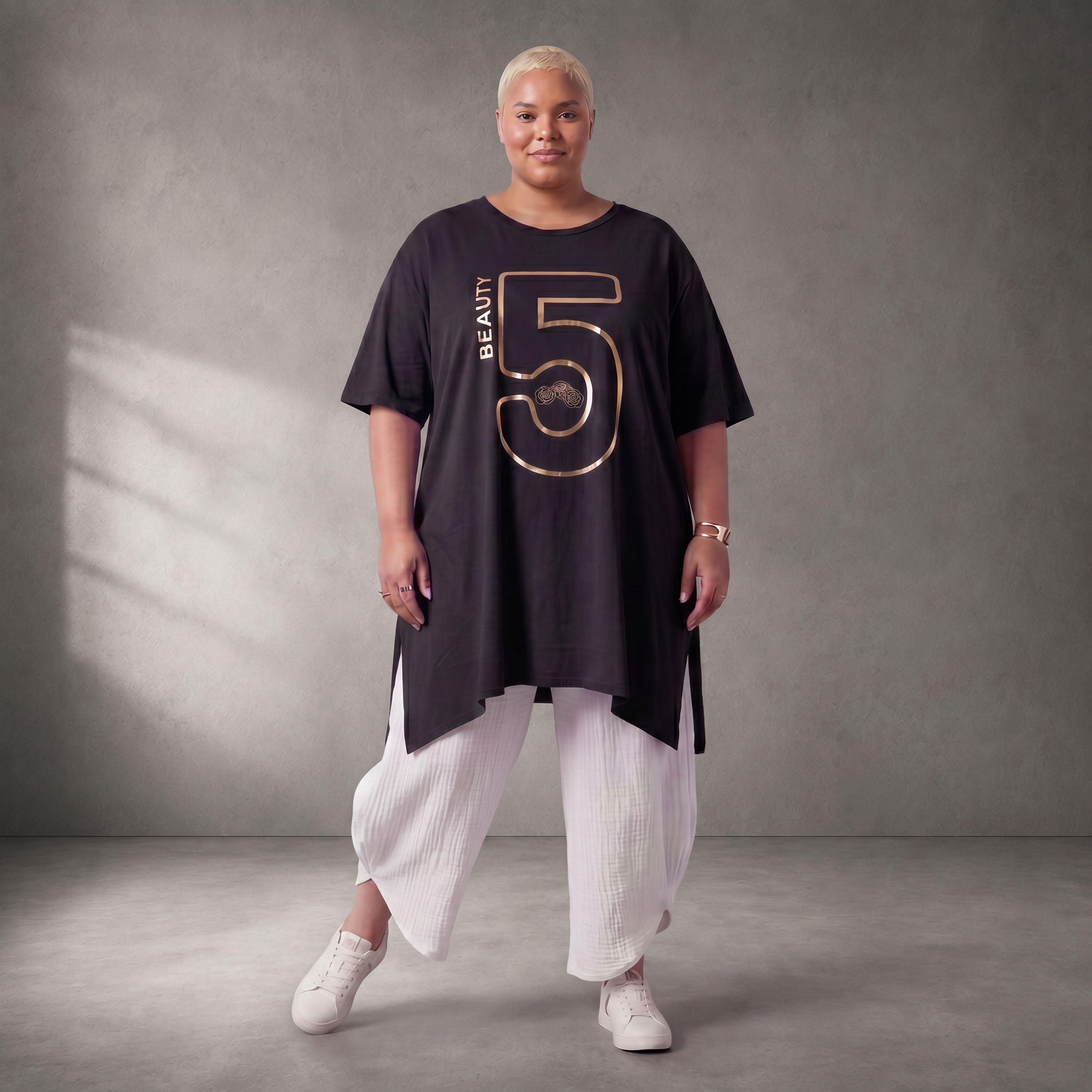 Funky Diva · T-shirt · PrintDiva · 26010 · Blacky