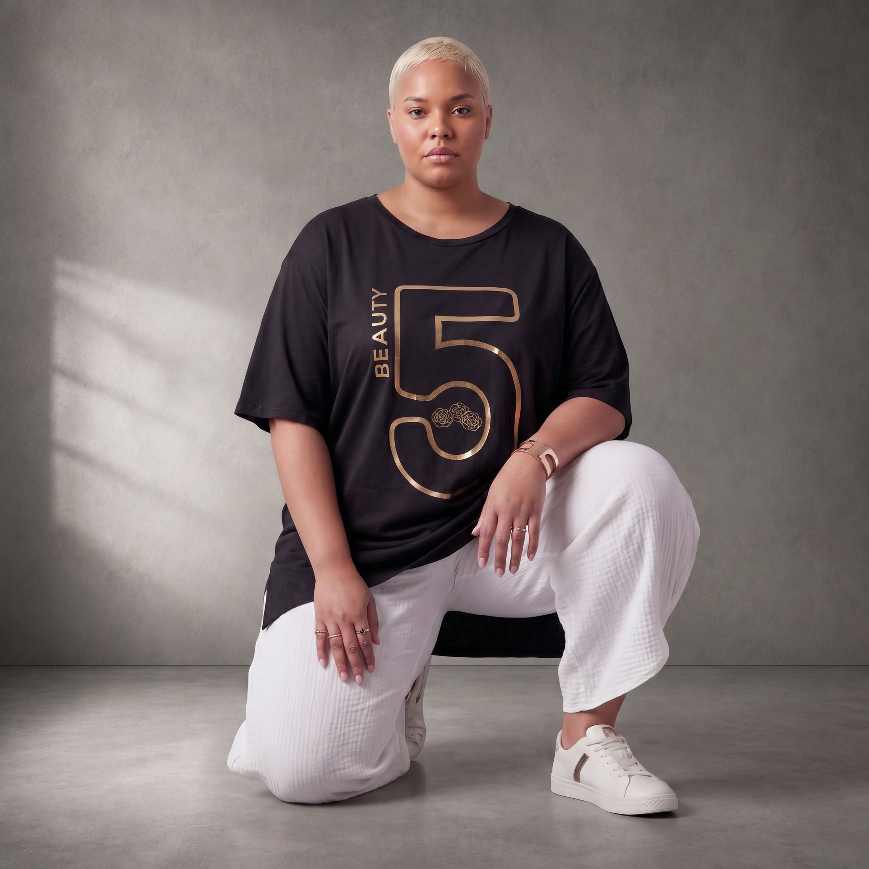 Funky Diva · T-shirt · PrintDiva · 26010 · Blacky