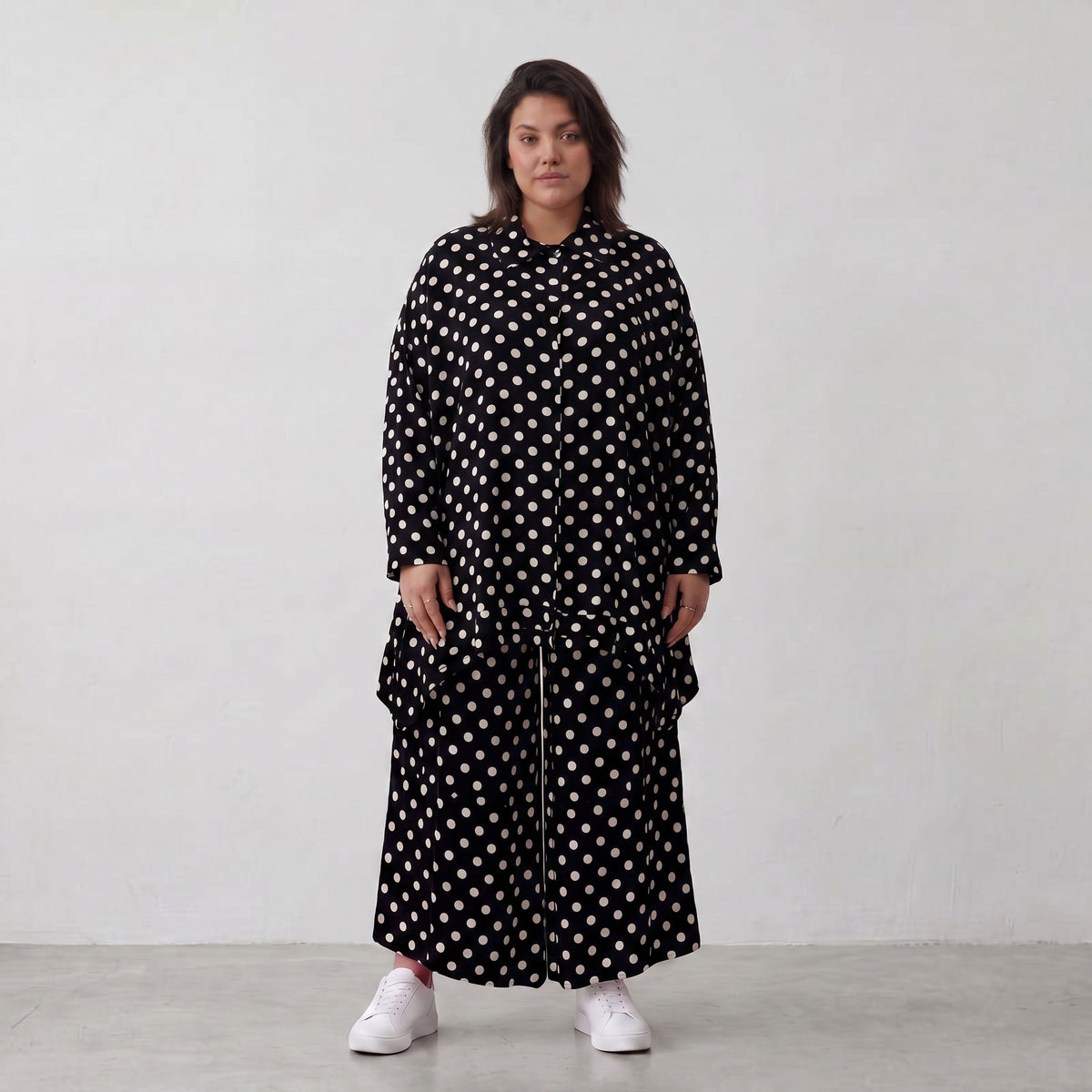 AKH Premium · Bluse · BlackPolka · 7010 · WhiteDots