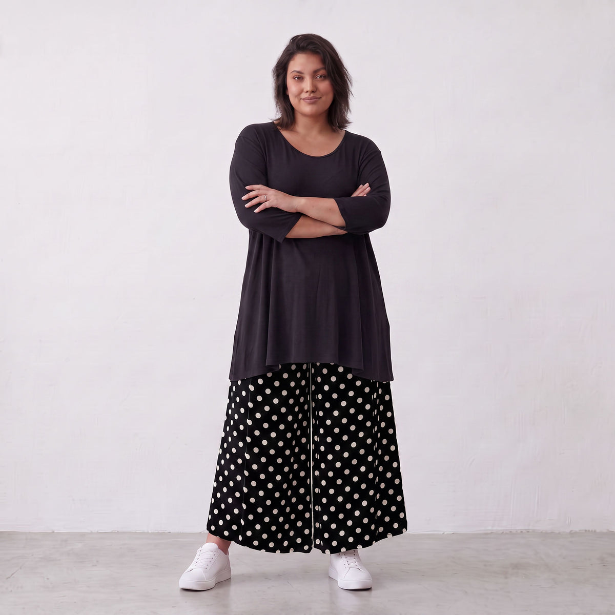 AKH Premium · Hose · BlackPolka · 7251 · WhiteDots