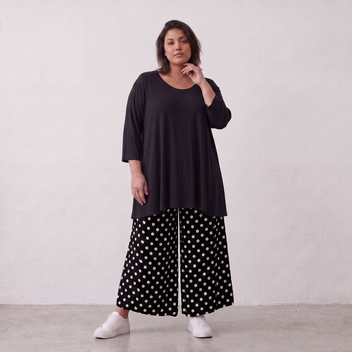 AKH Premium · Hose · BlackPolka · 7251 · WhiteDots