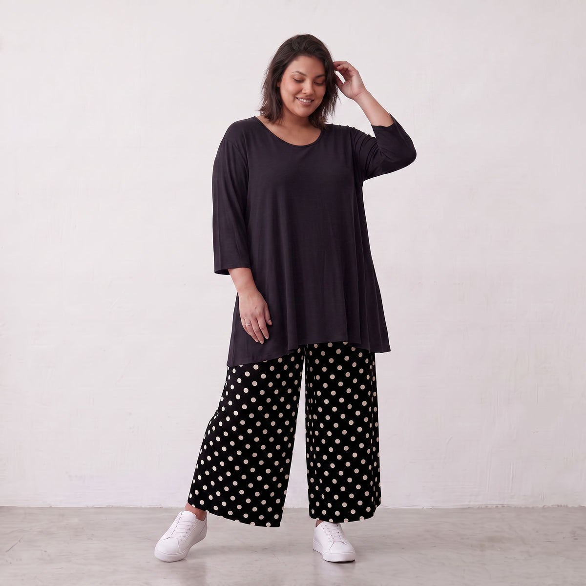 AKH Premium · Hose · BlackPolka · 7251 · WhiteDots