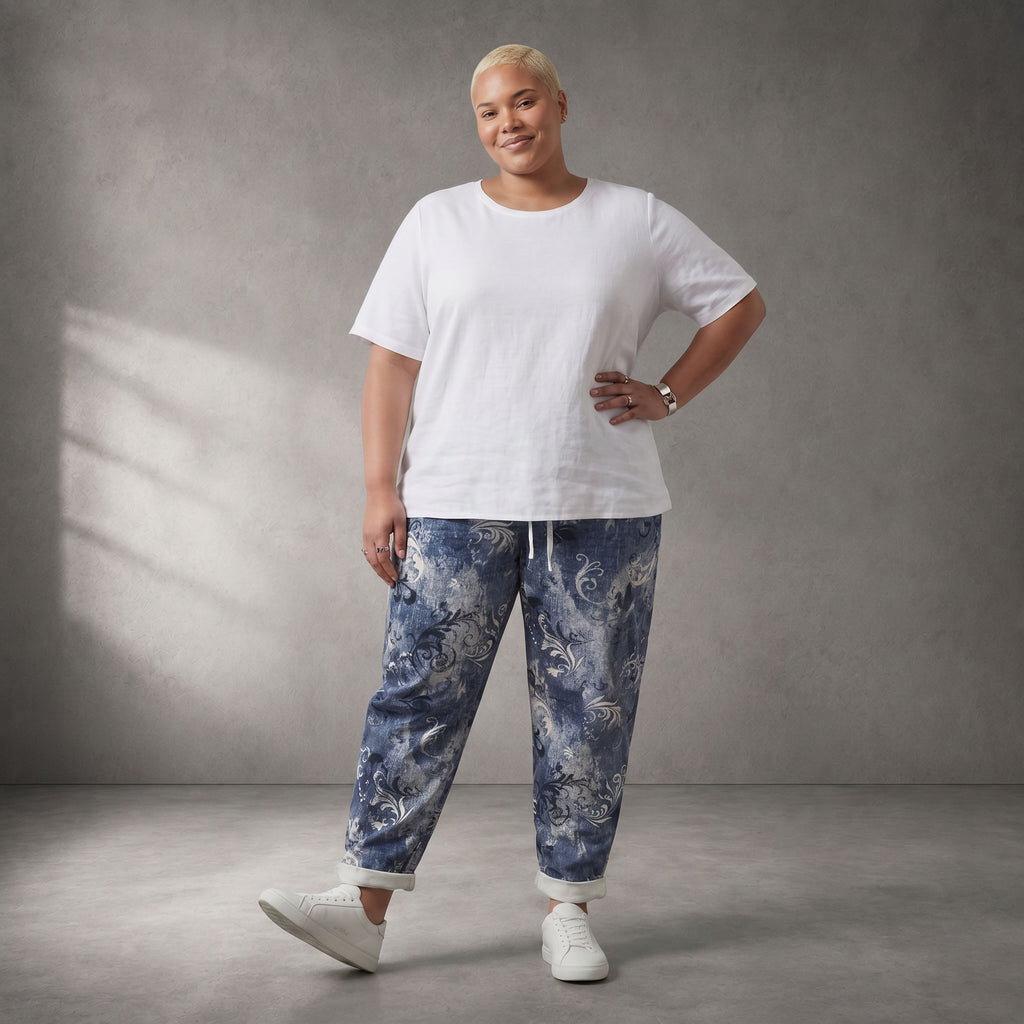Funky Diva · Hose · UAK2601 · Blau/Weiß