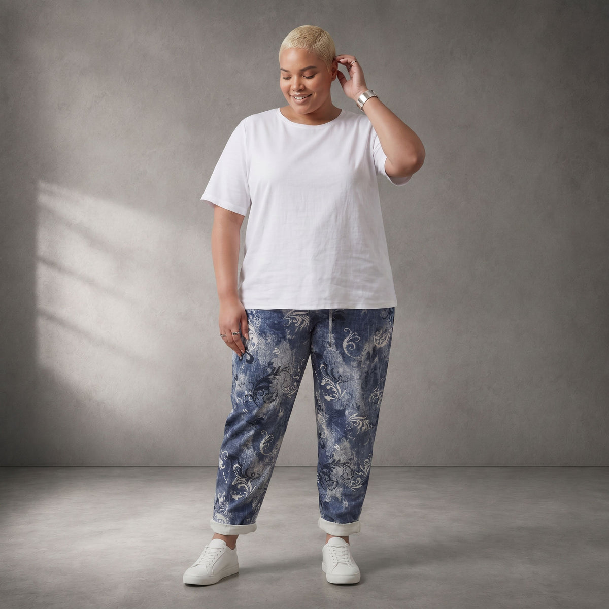Funky Diva · Hose · UAK2601 · Blau/Weiß