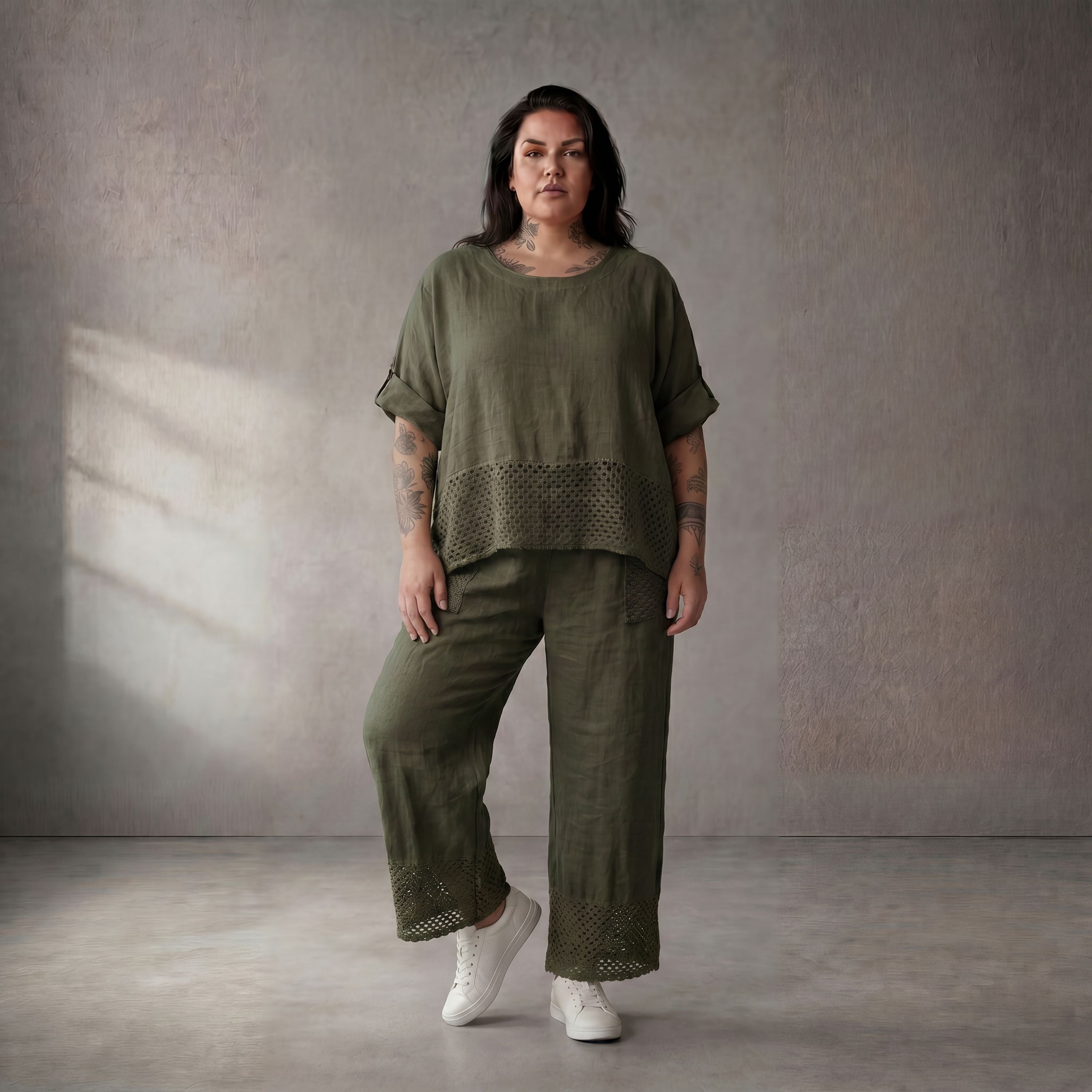 Funky Diva · Shirt · KD478 · Khaki