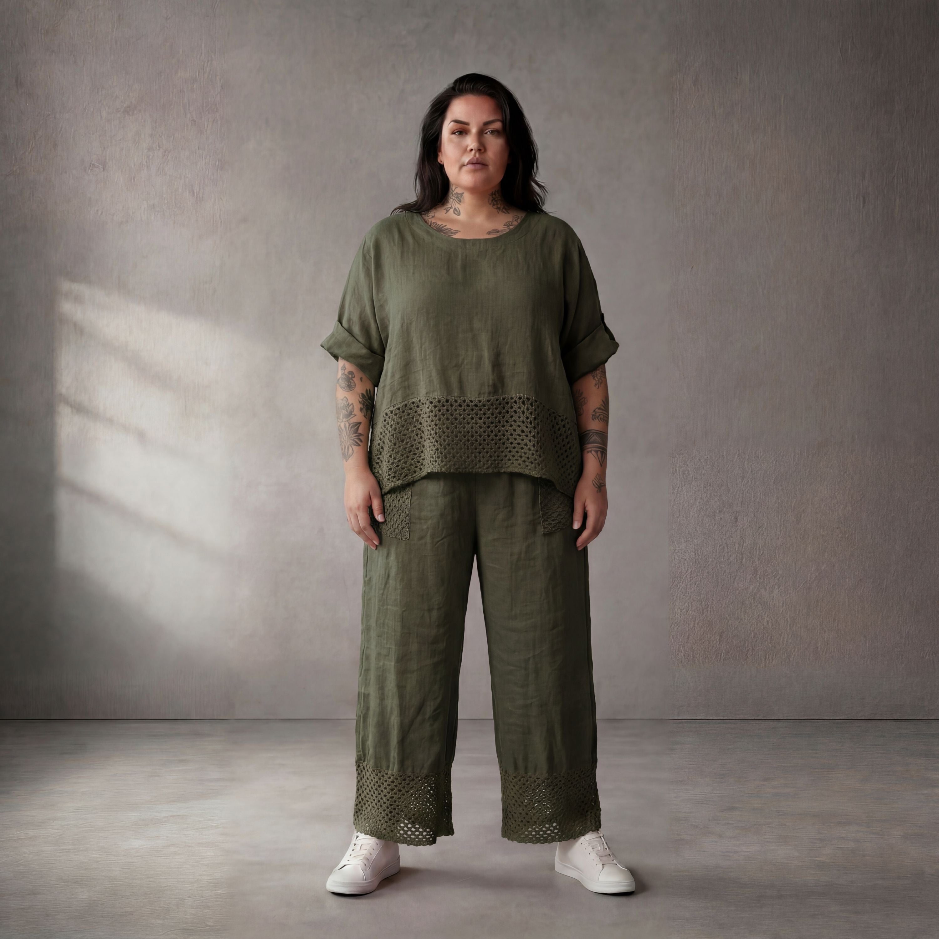Funky Diva · Shirt · KD478 · Khaki