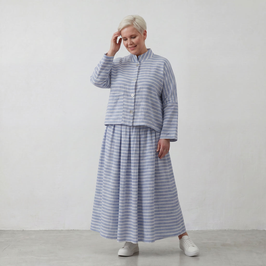 AKH Fashion Rock 7231 Breezy, Blau-Weiß