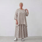 AKH Fashion Shirt 7069 Breezy, Sand-Weiß