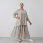 AKH Fashion Shirt 7069 Breezy, Sand-Weiß