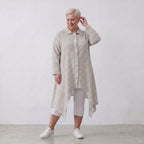 AKH Fashion Jacke 7135 Breezy, Sand-Weiß