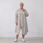 AKH Fashion Jacke 7135 Breezy, Sand-Weiß