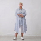 AKH Fashion Jacke 7135 Breezy, Blau-Weiß