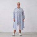 AKH Fashion Jacke 7135 Breezy, Blau-Weiß