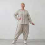 AKH Fashion Hose 7196 Breezy, Sand-Weiß
