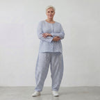 AKH Fashion Hose 7196 Breezy, Blau-Weiß