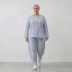 AKH Fashion Hose 7196 Breezy, Blau-Weiß