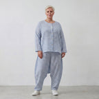 AKH Fashion Hose 7196 Breezy, Blau-Weiß