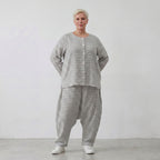 AKH Fashion 7196-Breezy, Grau-Weiß