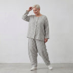 AKH Fashion Jacke 7232 Breezy, Grau-Weiß