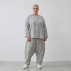 AKH Fashion 7196-Breezy, Grau-Weiß