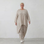 AKH Fashion 7233-Breezy, Sand-Weiß