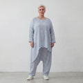 AKH Fashion 7233-Breezy, Blau-Weiß